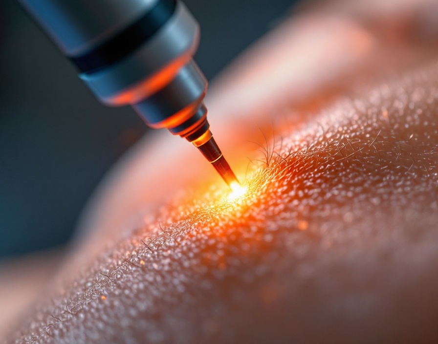 Laser hair removal treatment with Spectrum 810-Diode at Olam Med Spa